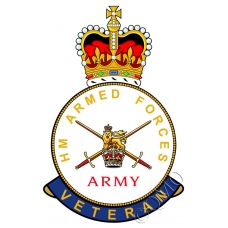 British Army HM Armed Forces Veterans Sticker